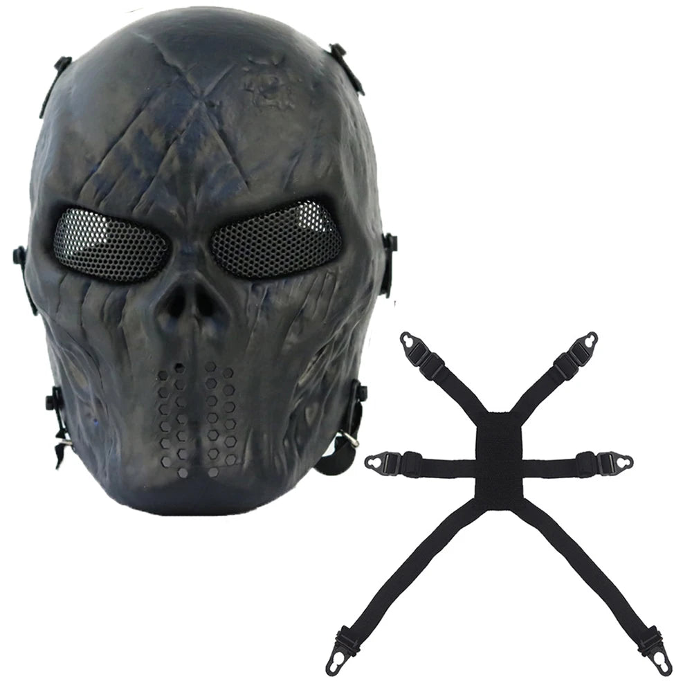 Tactical Full Face Protective Mask Halloween Masquerade War Game Shooting Equipment Hunting Airsoft Paintball Masks