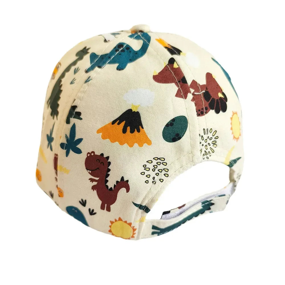 New Cartoon Summer Baby Sun Hat Kids Visor Cap for Boys Girls Travel Baby Baseball Cap Children Beach Sun Cap Accessories