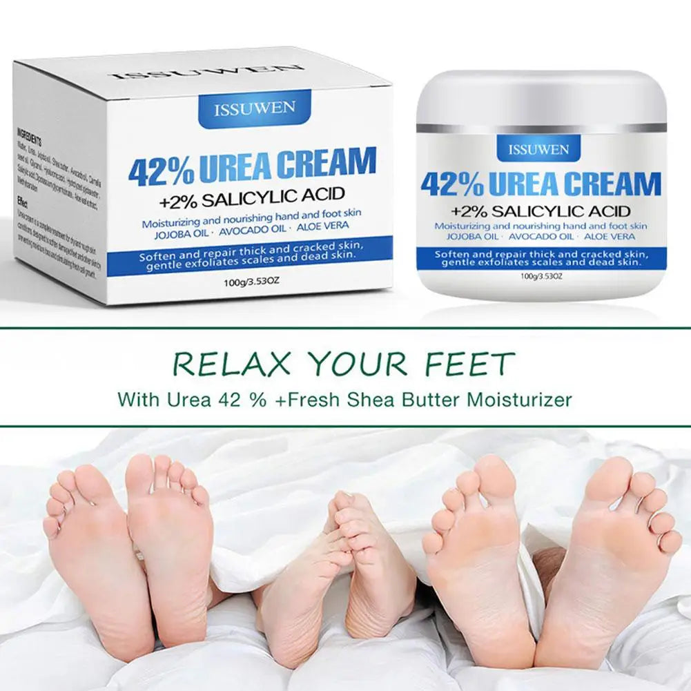 Foot Care Urea Cream 40% 42% Urea Cream Dead Skin Remover Hand Cream Foot Cream For Dry Cracked Feet And Hand Skin Care 50g/100g
