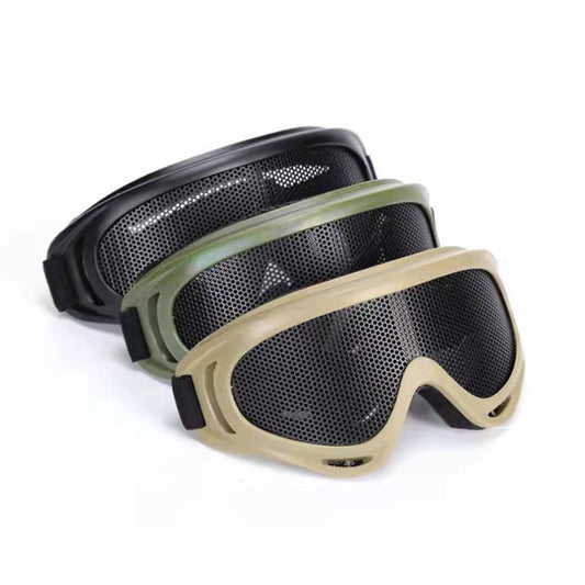 Outdoors Hunting Airsoft Goggles Tactical Paintball Shock Resistance Eyes Protecting Outdoor Sports Metal Mesh Glasses Goggle