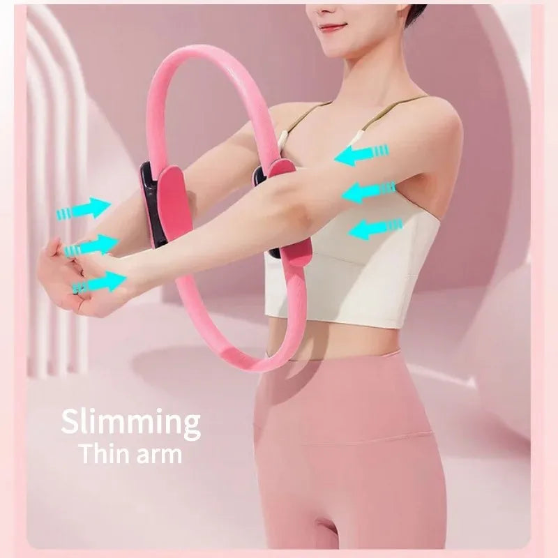 Rofessional Fitness Pilates Slimming Magic Yoga Ring Durable Pilates Fitness Circle Yoga Accessory Gym Workout Training Tool