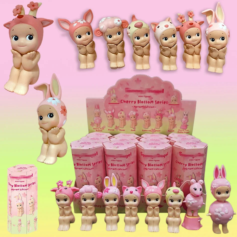 2025 Hot Sell Angels Cherry Blossom Series Anime Figures Ornaments Dolls Fans Children Gift Random
