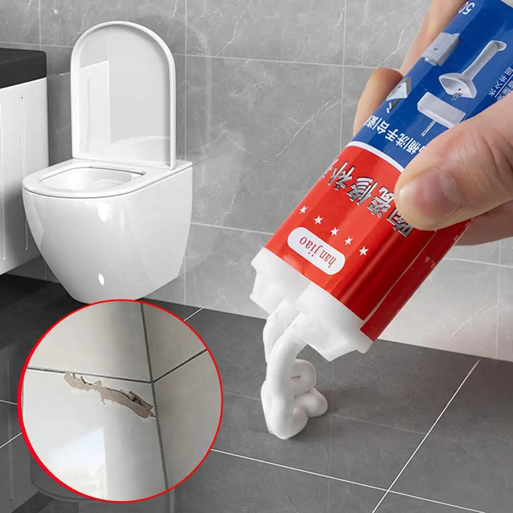Tile And Ceramic Glaze Repair Paste Fix Tub Chips and Sink Cracks with Super Adhesion for Porcelain Ceramic Enamel