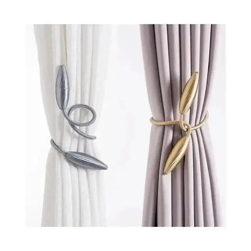 1 Pcs Buckle Curtain Tying Rope Household Convenience Curtain Buckle Simple Curtain Strap Punching-free Installation Tying Rope