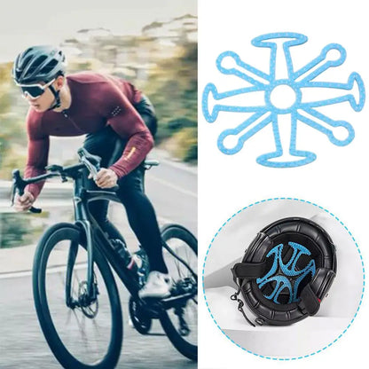 Flexible Helmet Anti-deformation Inner Silicone Pad Ventilate Helmet Liner Pad Helmet Padding Motorcycle Bike Helmet Accessories