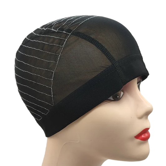 Perruque cheveux humain  hair styling tools  White line 13X4 Mesh wig u part wig cap Wig making  closure guideline map dome cap