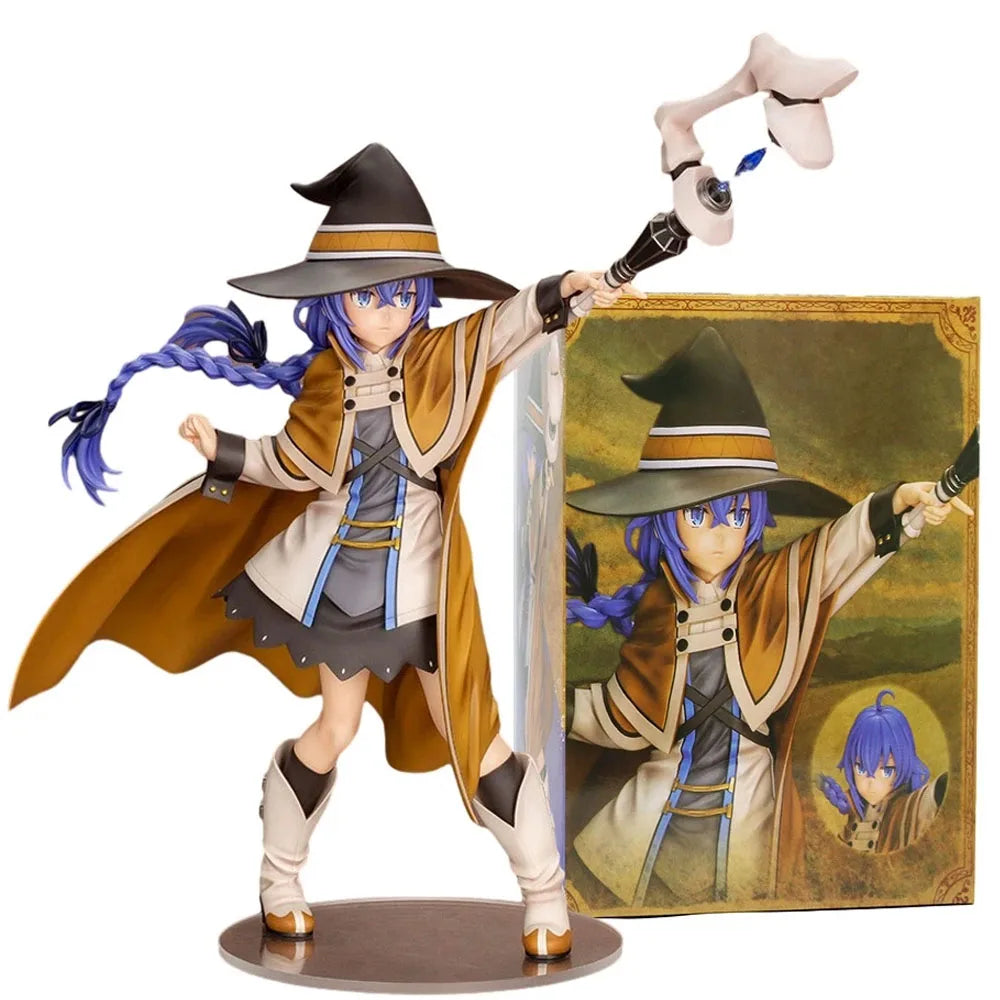 25cm Magician Roxy Migurdia Action Figure Mushoku Tensei：Jobless Reincarnation Anime Figure PVC Adult Collection Model Doll Toys