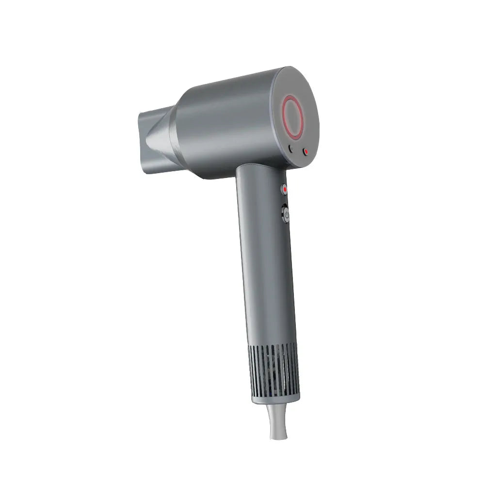 PuRuiKai Hair Dryer  Hot Air Comb Function Professional Electric Hair Brush Multifunction Salon Style Tool Fast Dry Blow Dryer