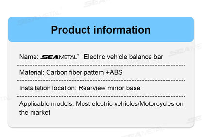 BLALION Motorcycle Handlebar Cross Bar Reinforced Thick Handlebar Pull Rod Front Balance Bar Reinforced Moto Modifiable Parts