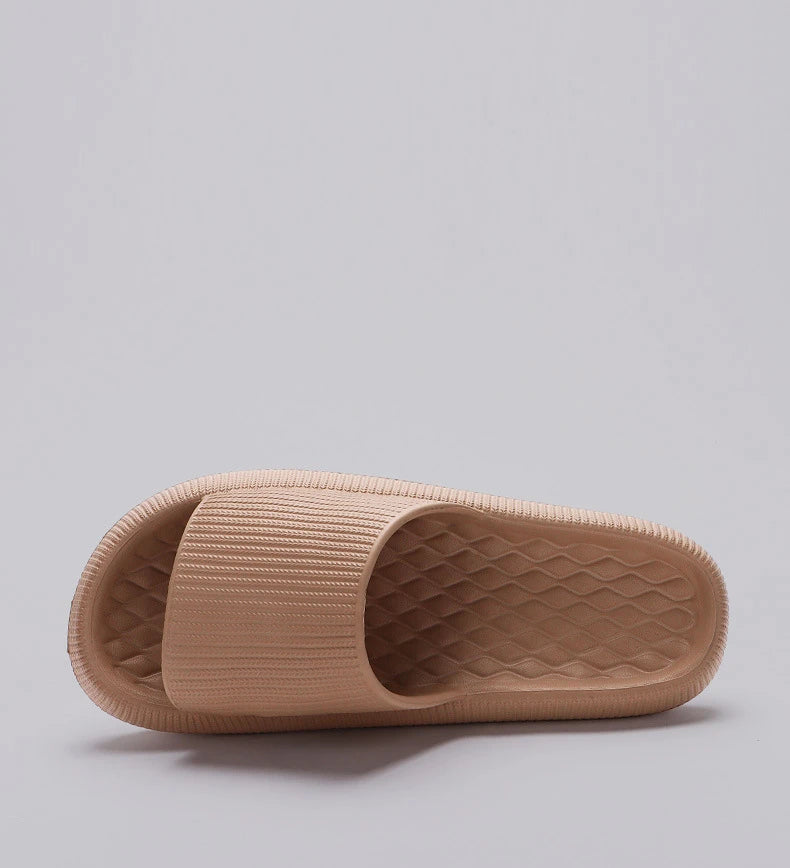 Women's Thick Platform Cloud Slippers EVA Soft Sole Pillow Slides Summer Beach Flip Flops Women Non Slip Bathroom Home Slippers