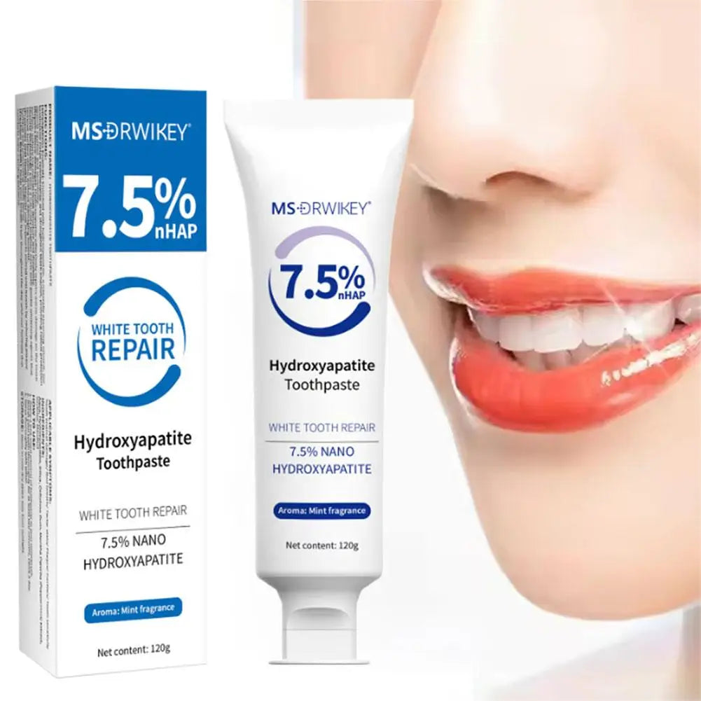 120g Hydroxyapatite Toothpaste,Gentle Mint,Breath Refreshing Whitening Toothpaste,Intensives Stain Removal Tooth Paste,Oral Care
