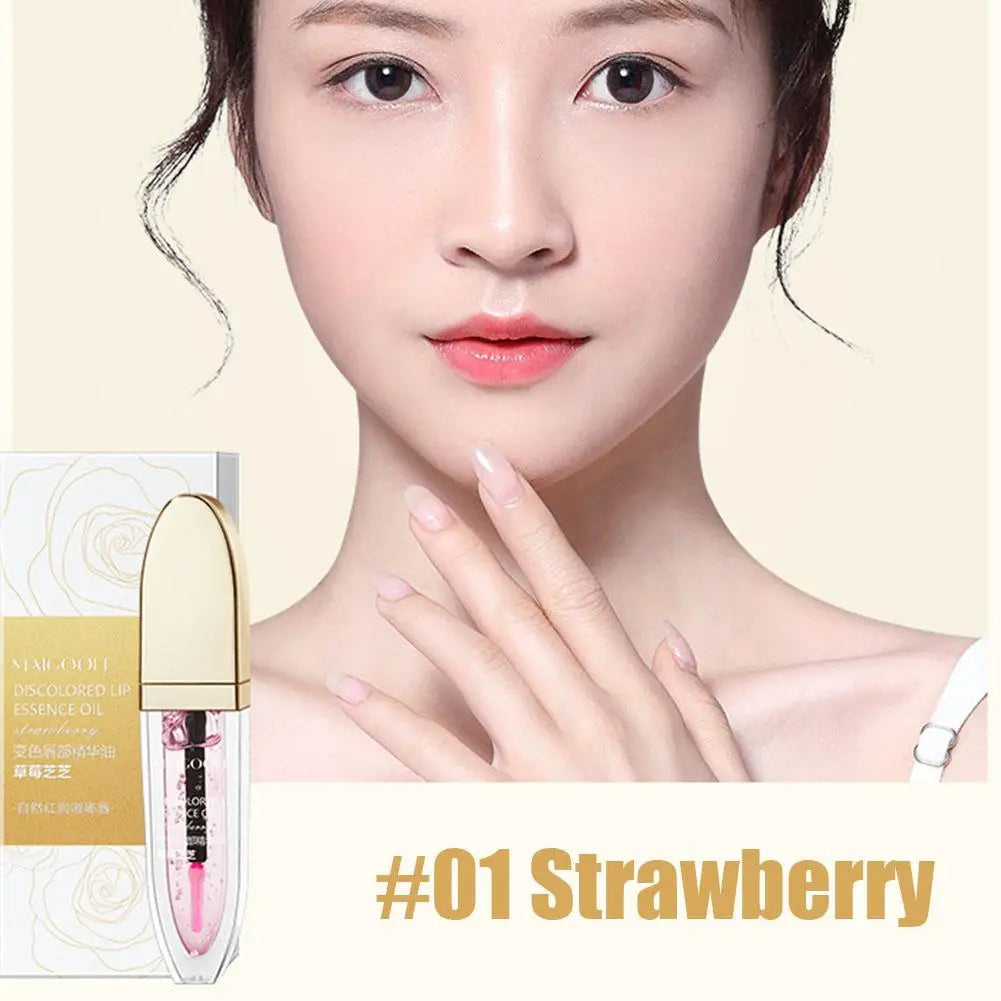 Color Change Volumising Lip Oil Plumper Serum Sexy Lip Lip Increase Fine Oil Gloss Moisturizing Lip Brighten Elasticity Lip Care