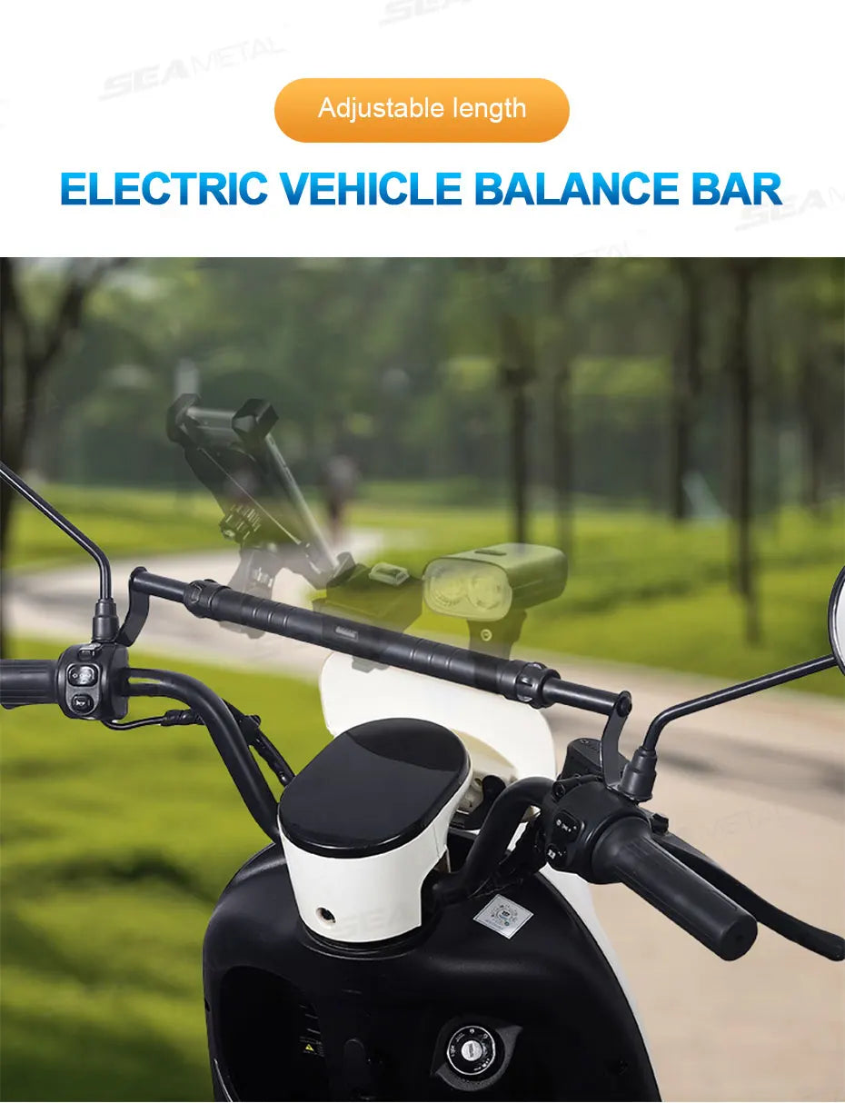 BLALION Motorcycle Handlebar Cross Bar Reinforced Thick Handlebar Pull Rod Front Balance Bar Reinforced Moto Modifiable Parts