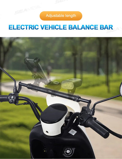 BLALION Motorcycle Handlebar Cross Bar Reinforced Thick Handlebar Pull Rod Front Balance Bar Reinforced Moto Modifiable Parts