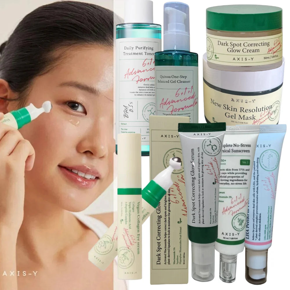 Axis-y Dark Spot Correction Serum & Glow Cream Effectively Improves Dark Moisturizing Soothing Reduce Pigmentation Skin Care
