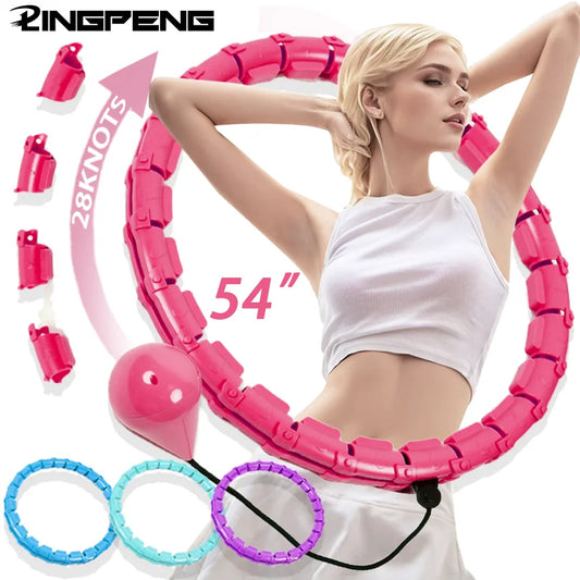 Adjustable Exercise Ring for Abdominal Workout Detachable Fitness Ring Equipment Gym Home Workout Weight Loss