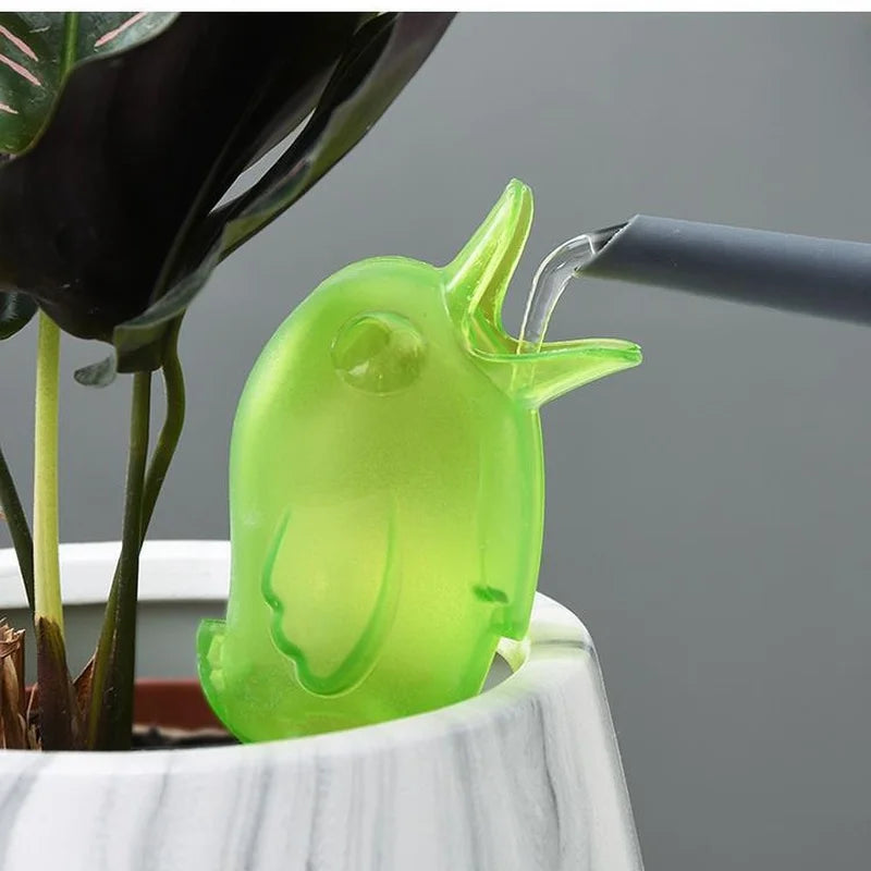 2 Pcs Garden Automatic Watering Tool Cute Birds Indoor Drip Watering System Kit Potted Plant Waterers Spike for Houseplant