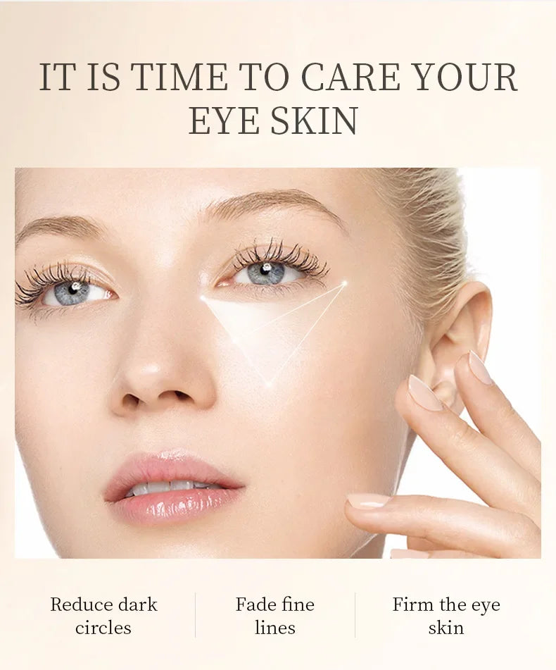 LAIKOU Snail Eye Cream Lightening Dark Circles Firming Skin Instant Eye Repair Serum Stick for Women Eyes Care