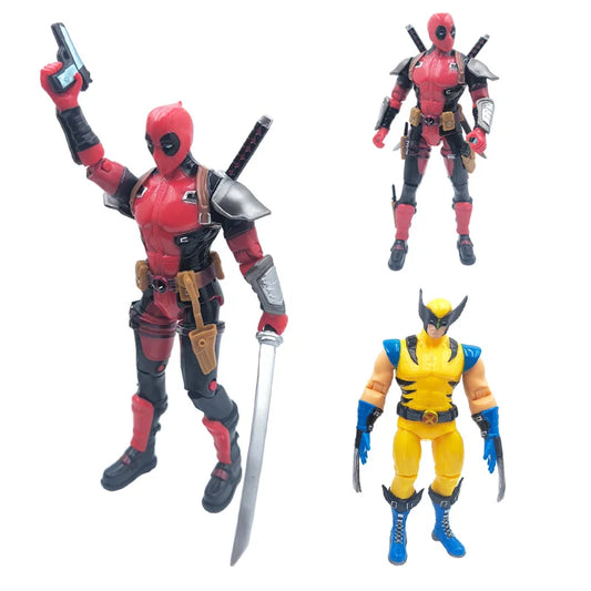 Cheap Sale X-men Deadpool & Wolverine PVC Figure Collectible Model Toy 18cm