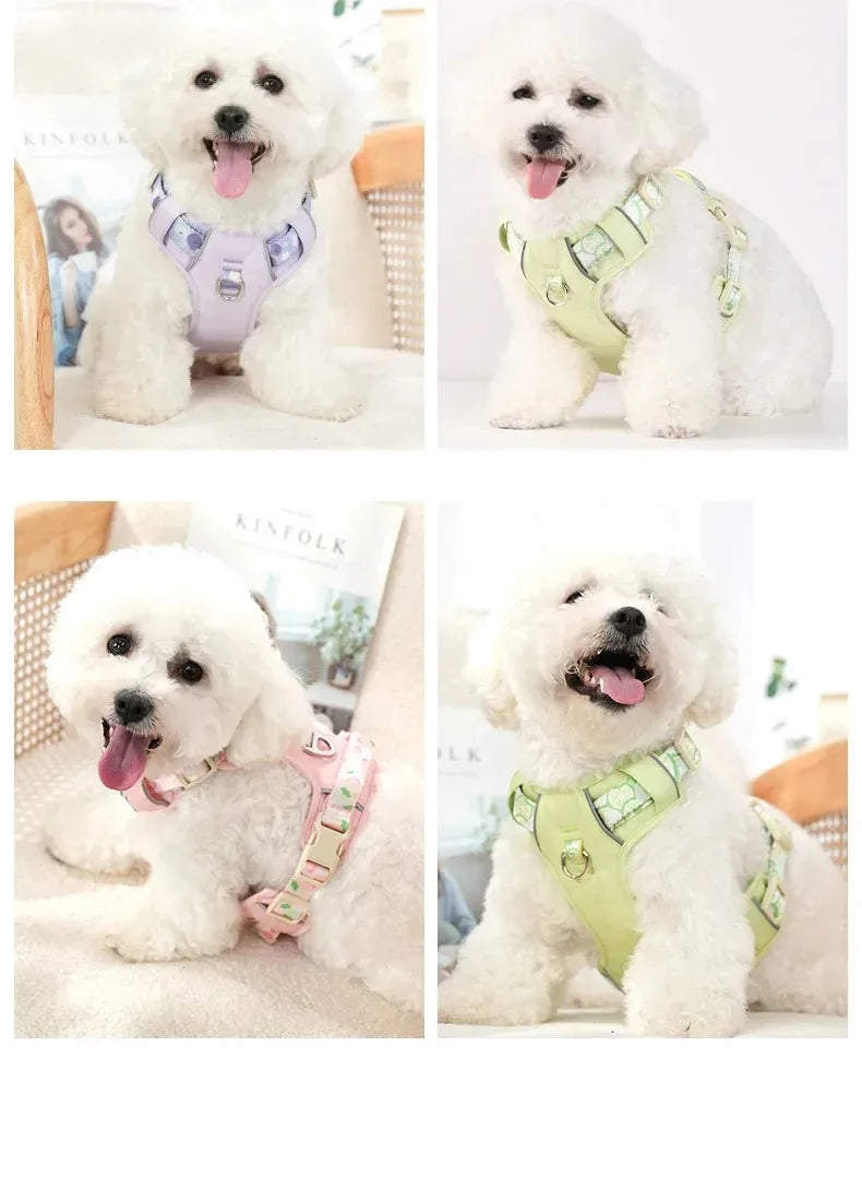 Dog Collars Harness Pet Products Chest Puppy Collar Supplies Accessories Big Pets Dogs Tactical Vest Things Cats Leash