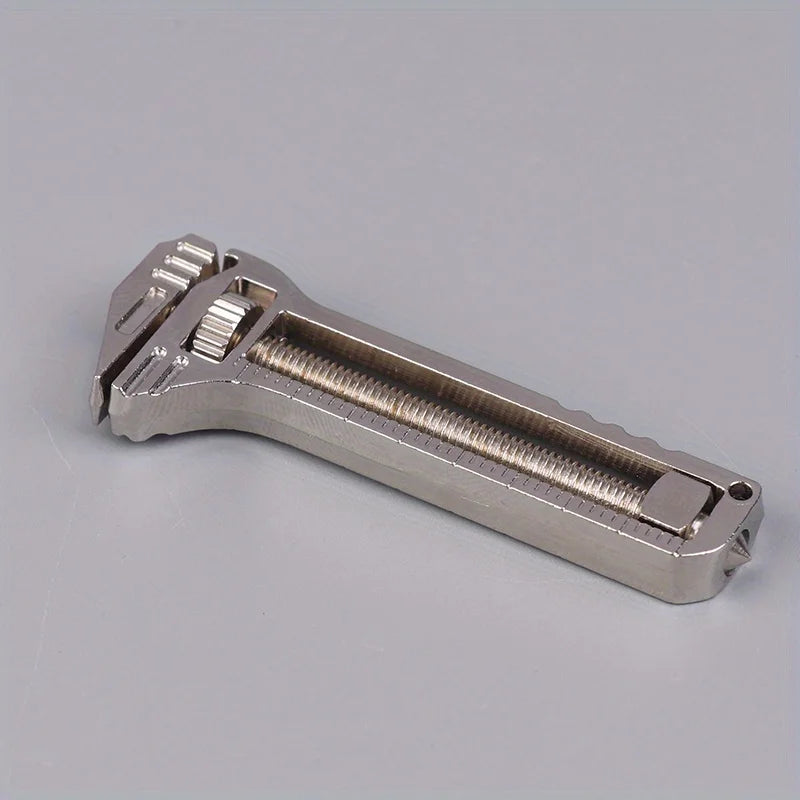 1Pcs Mini Wrench Pocket Portable Multitool Tools for Outdoor Camping Compact Titanium Alloy Bottle Opener