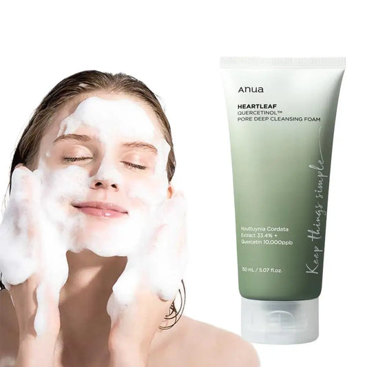 150ml Korean Deep Cleansing Cleanser Deep Cleansing Pores Moisturizing Refreshing Oil Control Cleanser Foam Skin Care Product