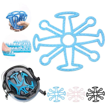 Flexible Helmet Anti-deformation Inner Silicone Pad Ventilate Helmet Liner Pad Helmet Padding Motorcycle Bike Helmet Accessories