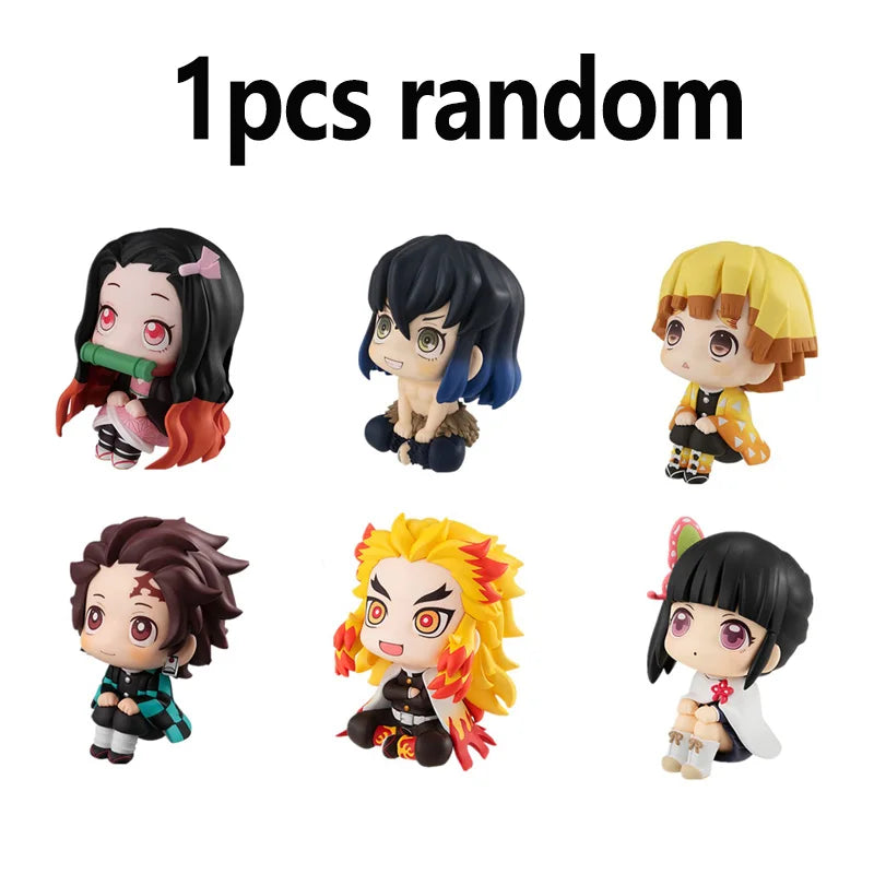Demon Killer Figure Action Kimetsu YAIBA Animated Characters Toy Collection MH Looking Up Kamado Tanjirou Nezuko Toy Models