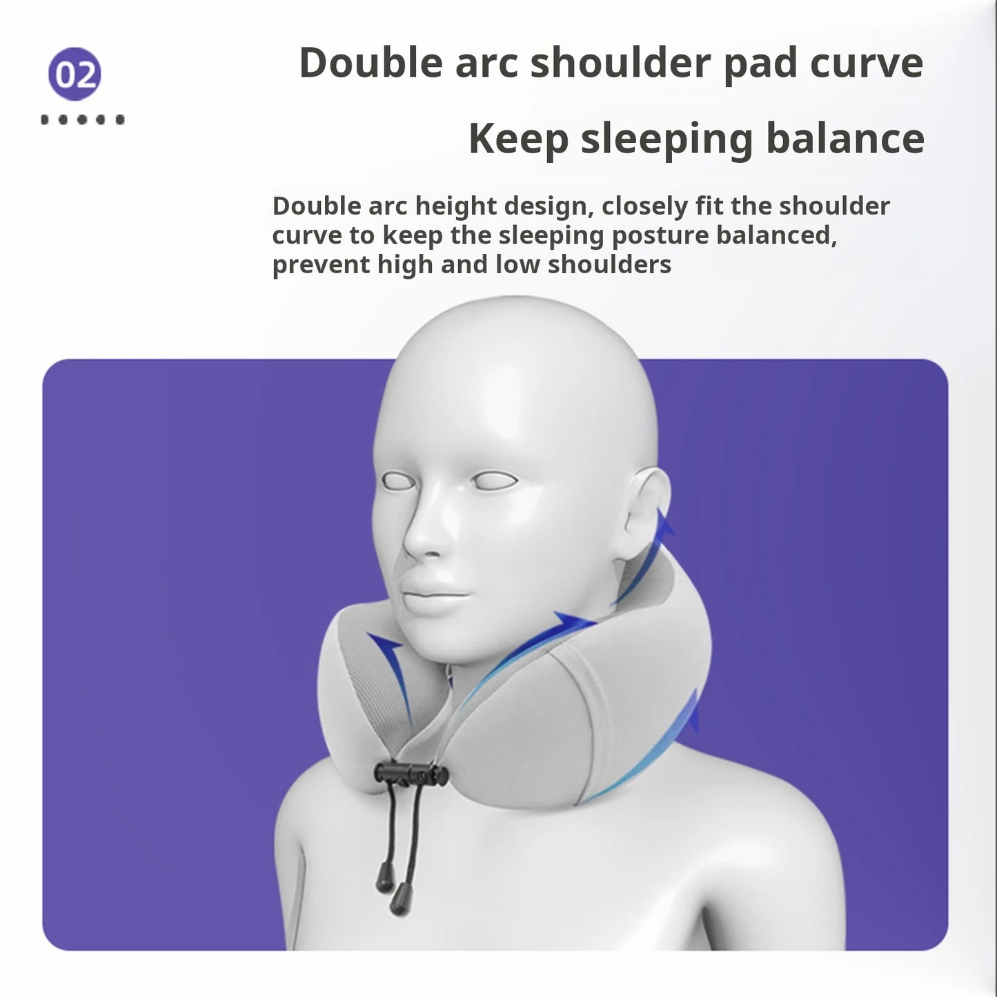 U-shaped pillow, neck pad, special neck pillow, memory foam, aircraft neck pillow, nap pillow, student travel sleep, U-shaped pi