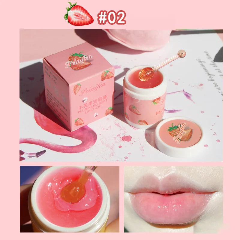 Strawberry Moisturizing Lip Gloss Is Semi-Transparent, Glossy, Long-Lasting, Lightweight, and Close-Fitting