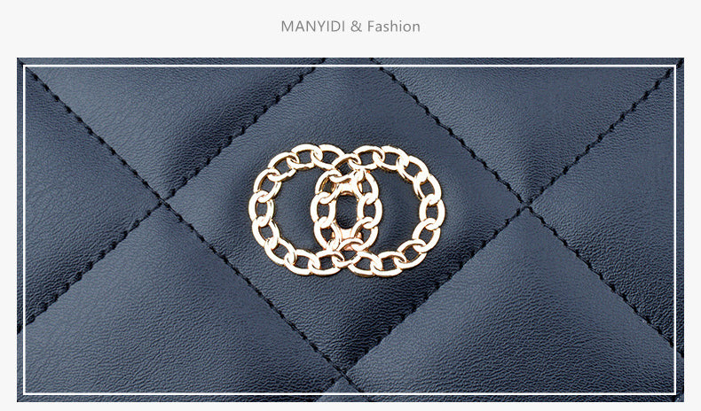 New Wallet Women's Long Double Zipper Large Capacity Handbag Mom's Fashion Simple Double Layer Wallet Mobile Case