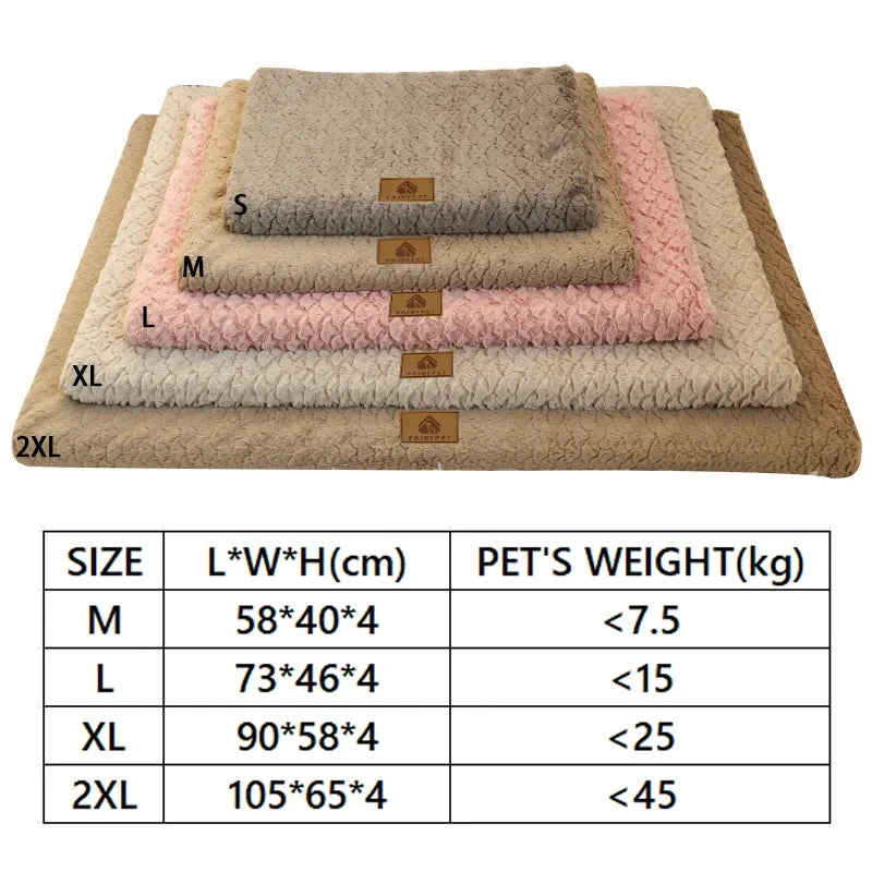 Dog Beds Pet Bed Dogs Blanket Pets Products Large Sofa Breeds Cats Big Cushion Medium Cushions Fluffy Kennel Puppy Bed