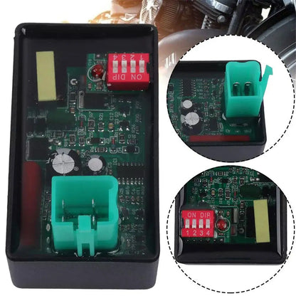Motorcycle Lgnition 6 Pin 5 Pin AC CDI Box 4 Pin DC CDi with DIP Switch Speed limit4000-12000 for BIZ100 SUPER100 XY50-Q WEB100