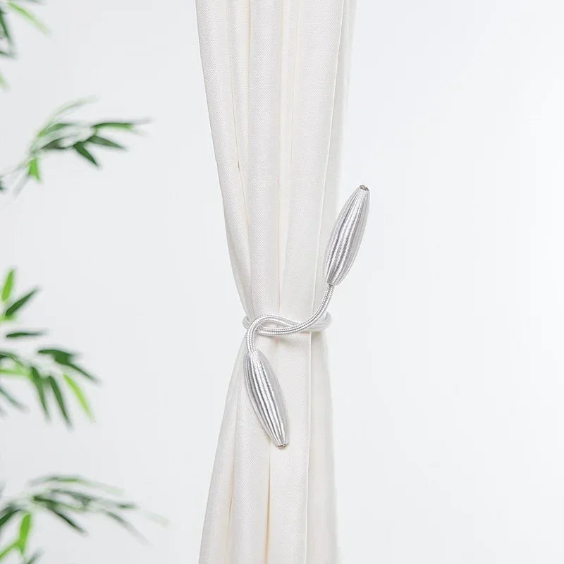 1 Pcs Buckle Curtain Tying Rope Household Convenience Curtain Buckle Simple Curtain Strap Punching-free Installation Tying Rope
