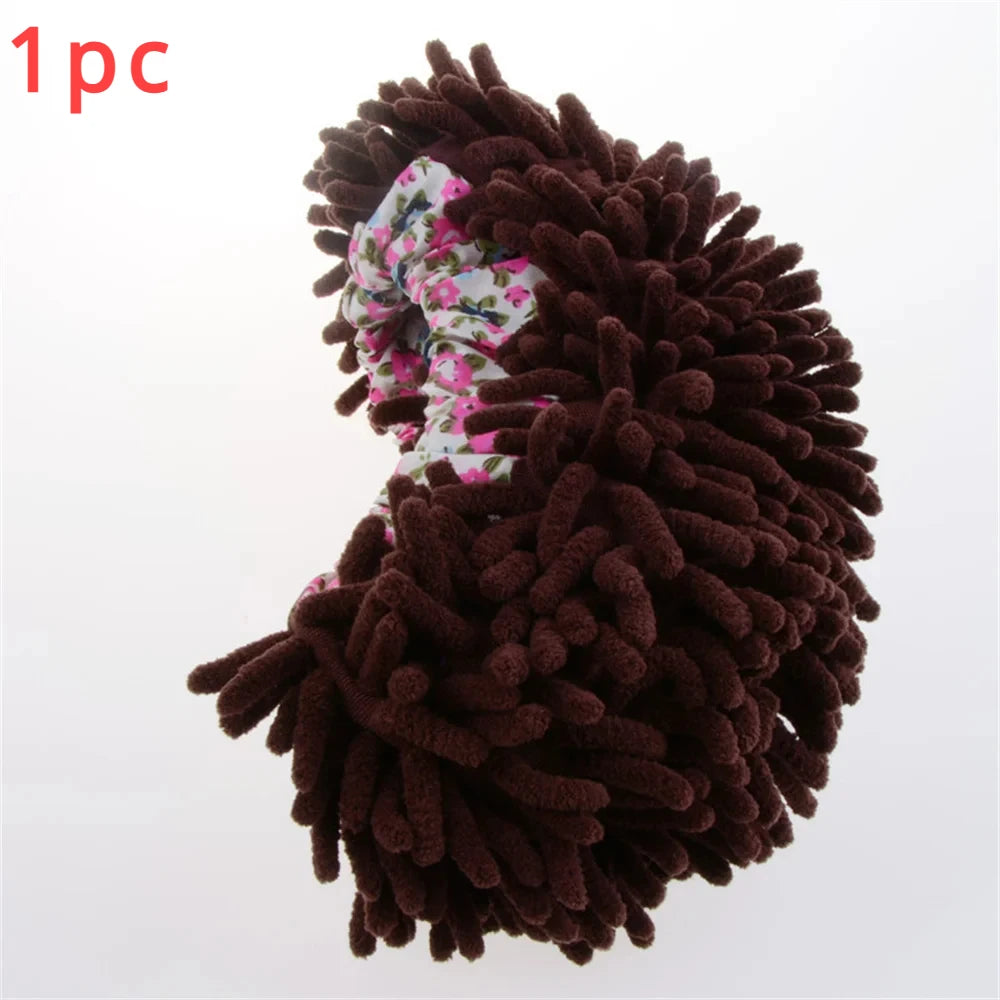 Floor Dust Cleaning Slippers Shoes No Color Fading Convenient Floor Slipper Set  Household Accessories Cleaning Products Cloth