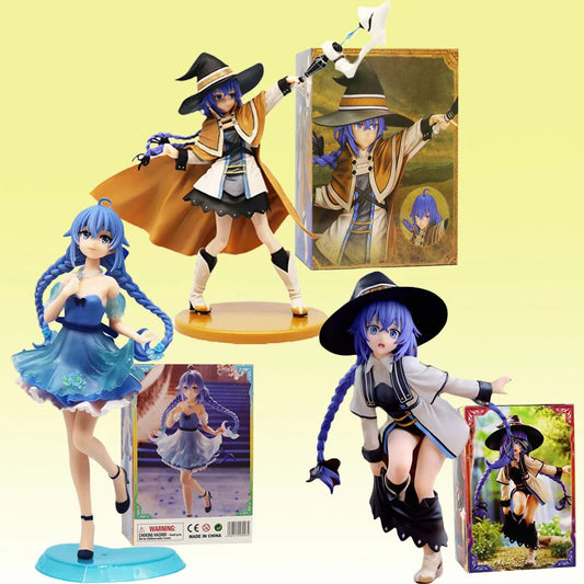 25cm Magician Roxy Migurdia Action Figure Mushoku Tensei：Jobless Reincarnation Anime Figure PVC Adult Collection Model Doll Toys