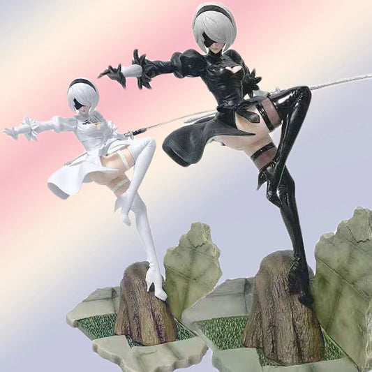 Hot Game Nier: Automata Yorha No. 2 Type B Anime Figure Ver1.1a Pvc Model Doll Action Figurine Collection Decoration Toy Gift