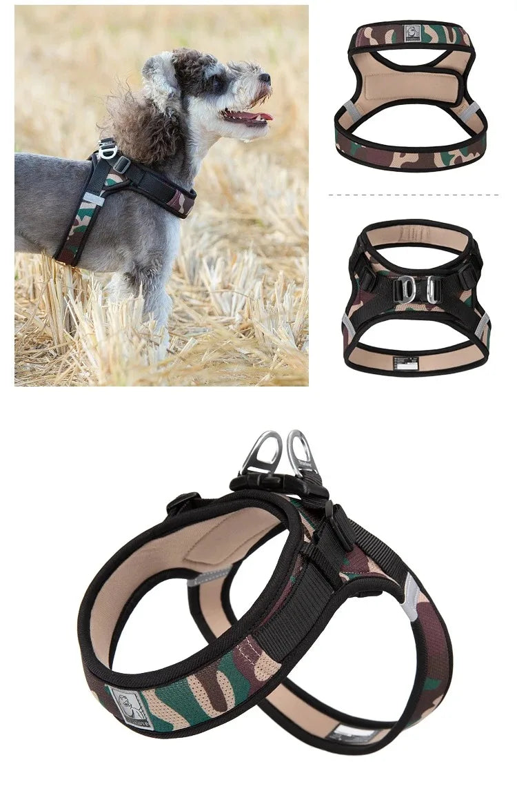 Pet Supplies Chest Strap Dogs Accessories Tactical Vest Dog Harness Puppy Leash Collar Things Big Cats Collar