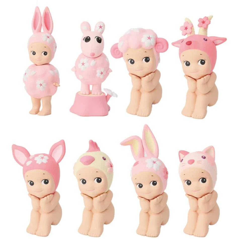 2025 Hot Sell Angels Cherry Blossom Series Anime Figures Ornaments Dolls Fans Children Gift Random