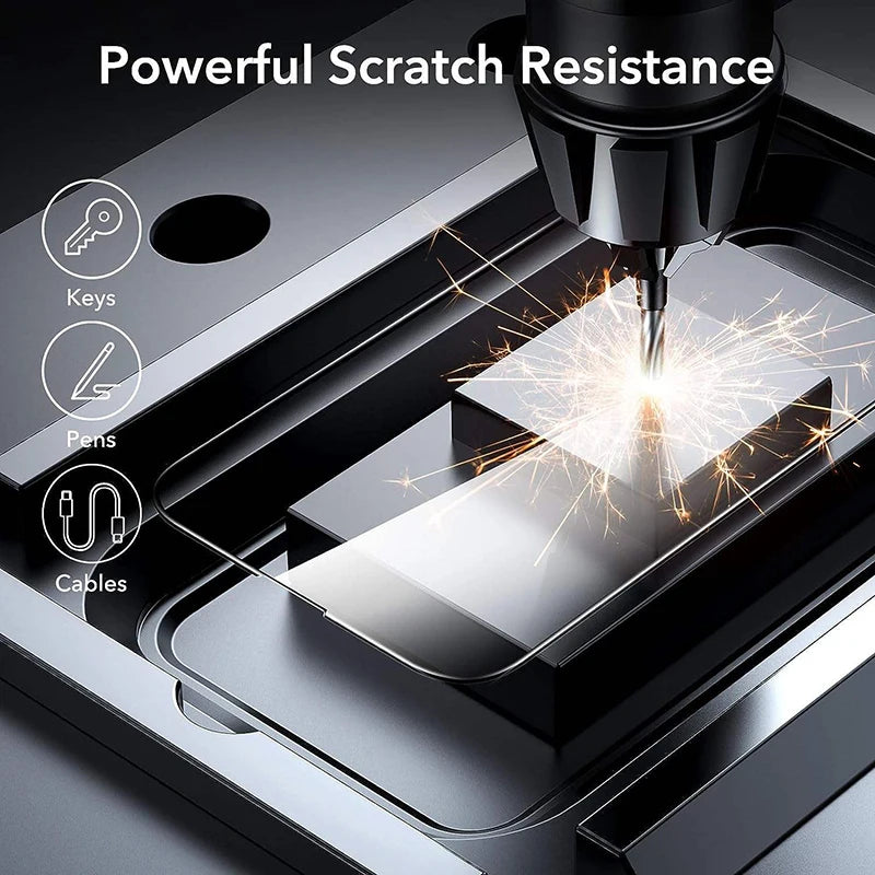 4Pcs Tempered Glass For iPhone 15 14 13 12 11 16 Pro Max X XS Max XR 8 7 Plus 16e Screen Protectors Film For iPhone SE 2020 2022