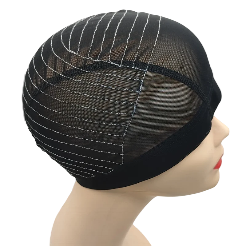 Perruque cheveux humain  hair styling tools  White line 13X4 Mesh wig u part wig cap Wig making  closure guideline map dome cap