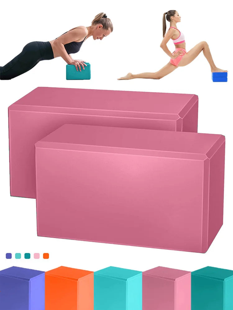 Yoga Building Blocks Cubes Pilates Bricks Reinforcement Mats Sports Yoga Supplies Exercise Home Exercise Equipment Fitness Eva