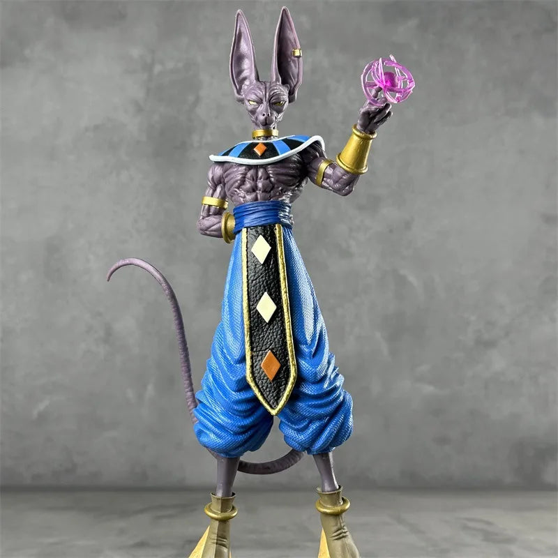 In Stock 30cm Anime Dragon Ball Z Beerus Figure Super God of Destruction Figures Collection Model Toy For Children Gifts