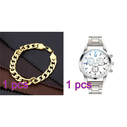 Kegllect Men Business Quartz Dial Stainless Steel Watch As A Gift