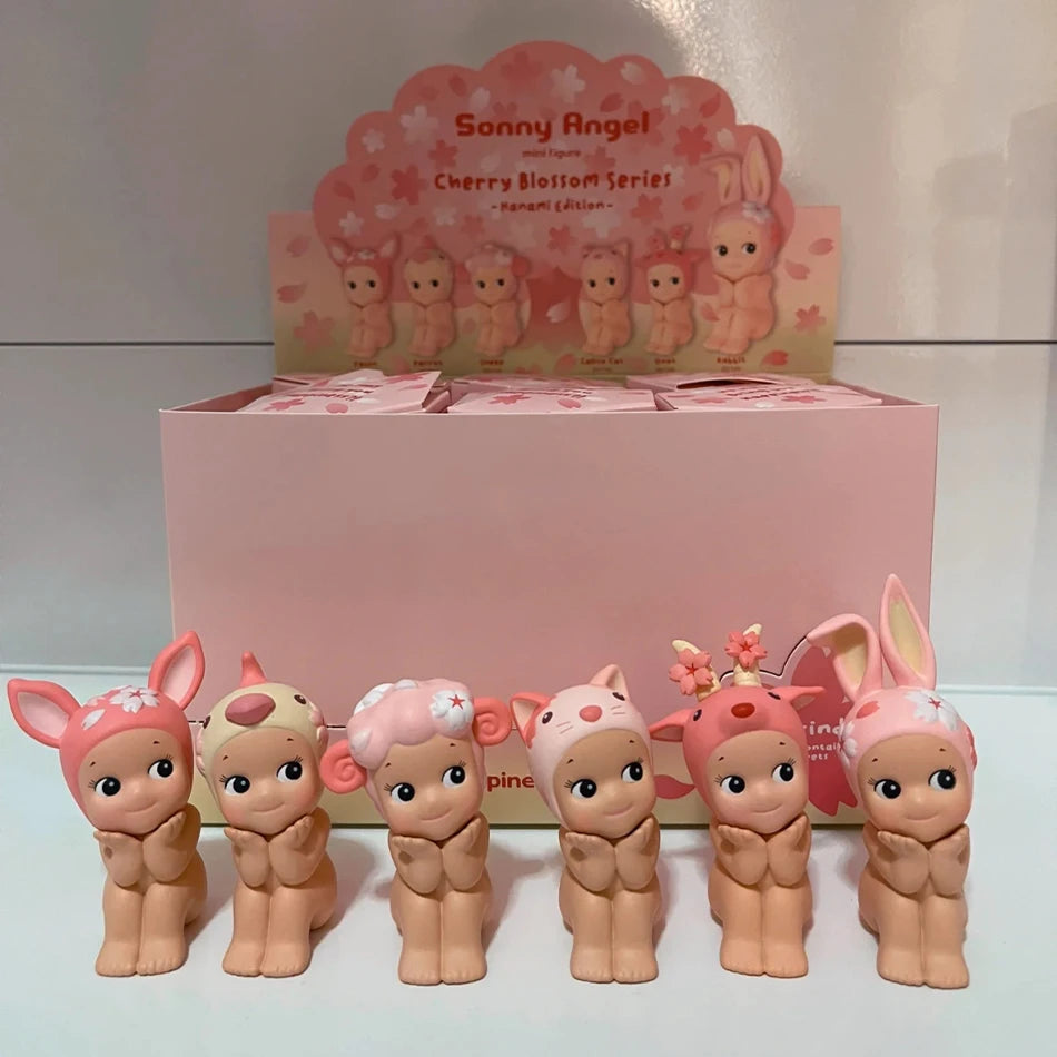 2025 Hot Sell Angels Cherry Blossom Series Anime Figures Ornaments Dolls Fans Children Gift Random