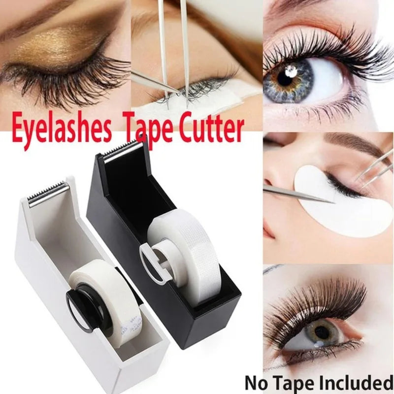 1 Pc Eyelashes Extension Tape Cutter Dispenser Adhesive Tape Holder Grafting Eyelash Plastic Rotating Tape Cutting Makeup Tools