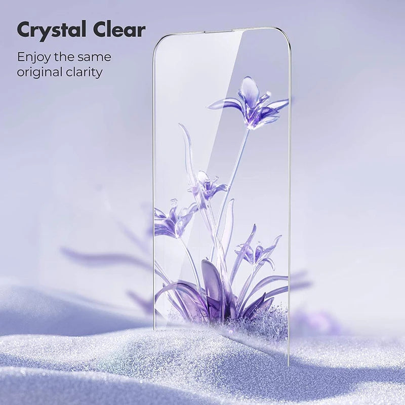 4Pcs Tempered Glass For iPhone 15 14 13 12 11 16 Pro Max X XS Max XR 8 7 Plus 16e Screen Protectors Film For iPhone SE 2020 2022