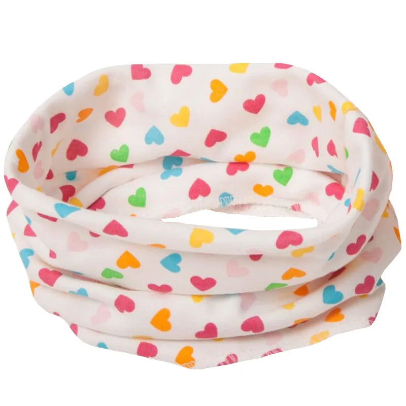 100% Cotton Baby Scarf Baby Muffler Autumn Winter Kids Neck Gaiter Boys Girls Neckerchief Children Scarves