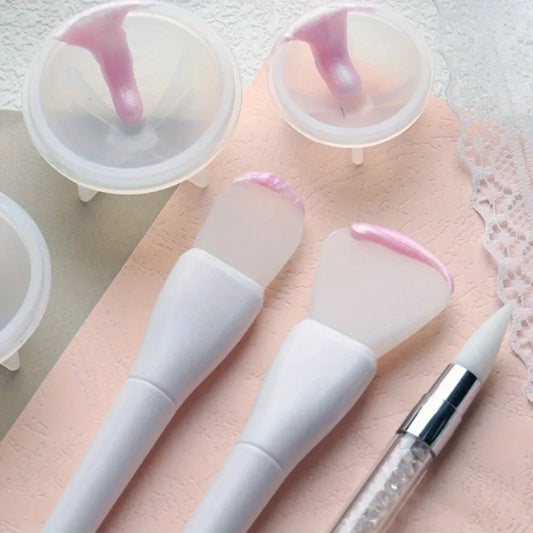 3Pcs/Set Seal Stamp Wax Spoon Cleaning Tool Soft Silicone Spoon Melting Wax Spoon Cleaner Wedding Invitation Clear Stamps Tool