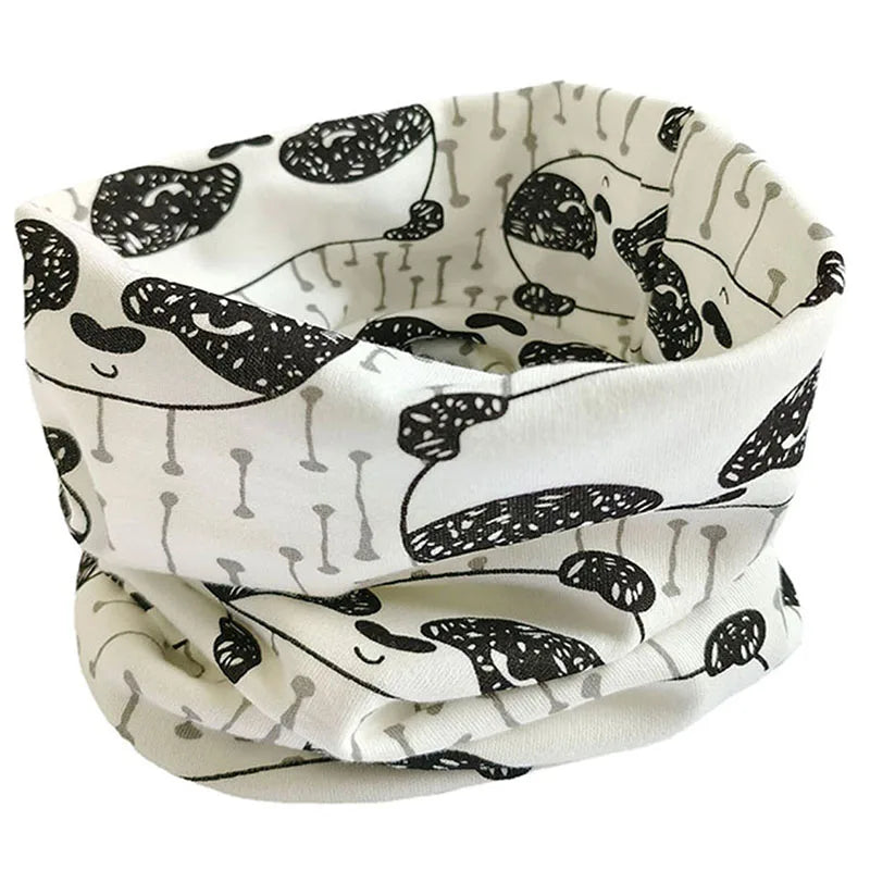 100% Cotton Baby Scarf Baby Muffler Autumn Winter Kids Neck Gaiter Boys Girls Neckerchief Children Scarves
